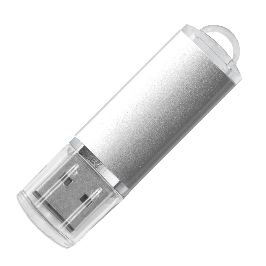 USB flash-карта &quot;Assorti&quot; (8Гб), серебристая, 5,8х1,7х0,8 см, металл