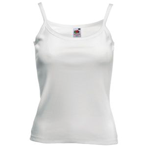 Майка &quot;Lady-fit Strap T&quot;, белый_L, 100% х/б, 210 г/м2