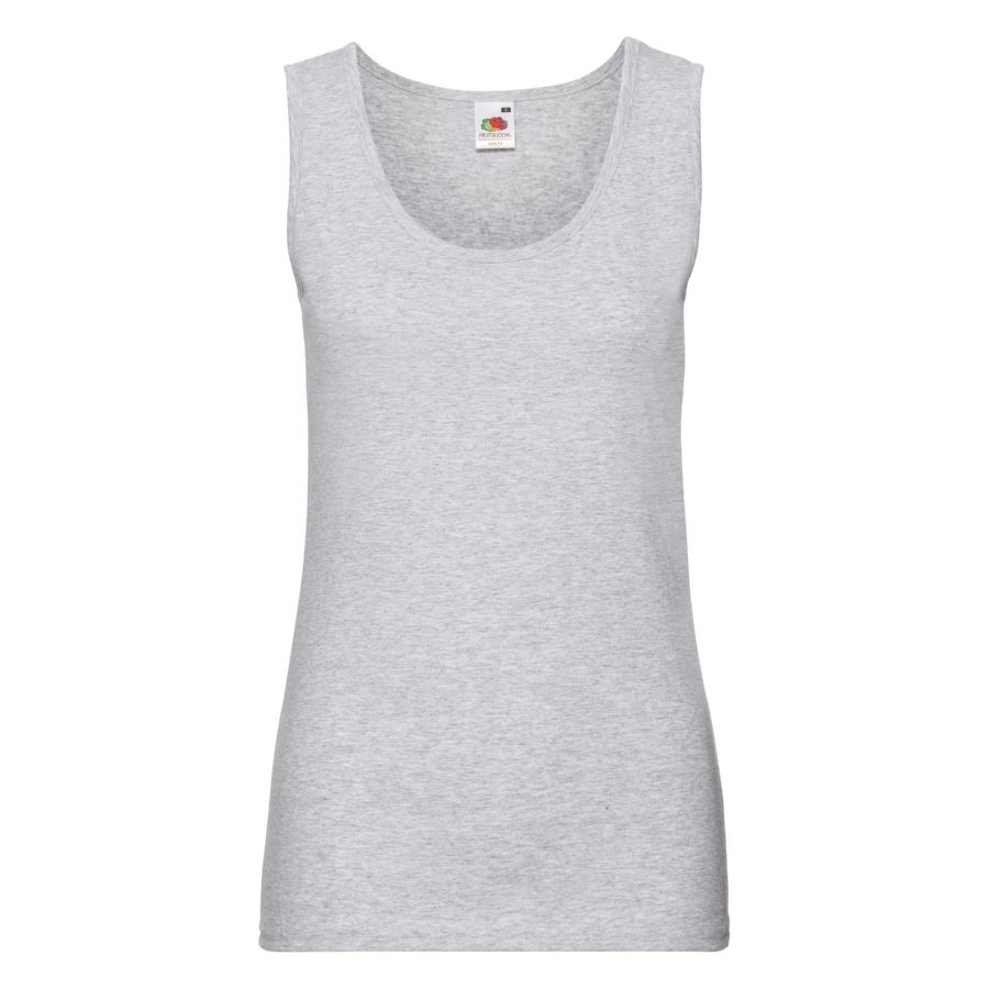 Майка женская &quot;Lady-Fit Valueweight Vest&quot;, серо-лиловый,XS,97% хлопок,3%полиэстер, 165 г/м2