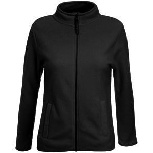 Толстовка &quot;Lady-Fit Full Zip Fleece&quot;, черный_XL, 100% полиэстер, 250 г/м2