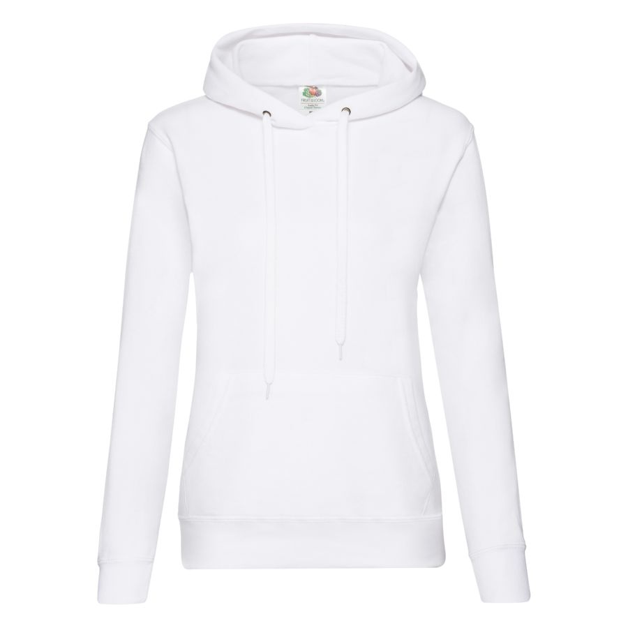 Толстовка &quot;Lady Hooded Sweat &quot;, белый_XL, 75% х/б, 25% п/э, 280 г/м2
