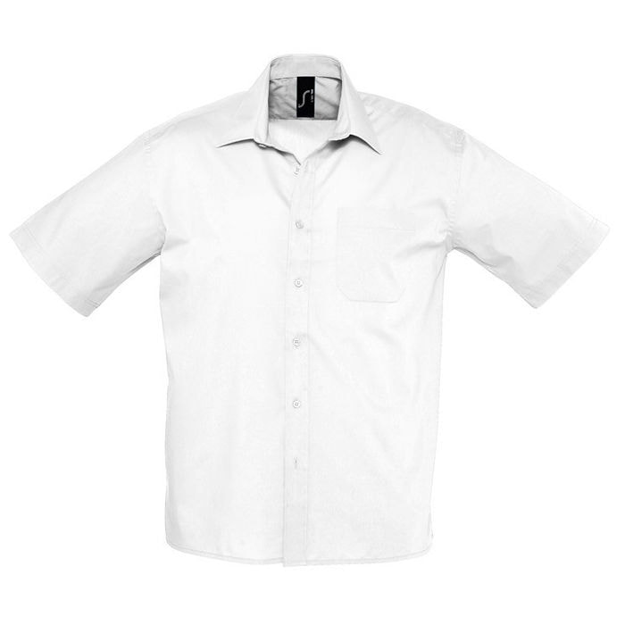 Рубашка &quot;Bristol&quot;, белый_4XL, 65% полиэстер, 35% хлопок, 95г/м2