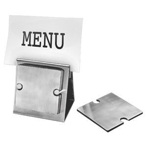 Набор &quot;Dinner&quot;:подставка под кружку/стакан (6шт) и держатель для меню,10,5х7,8х10,5 см,8,3х8,3х0,2см