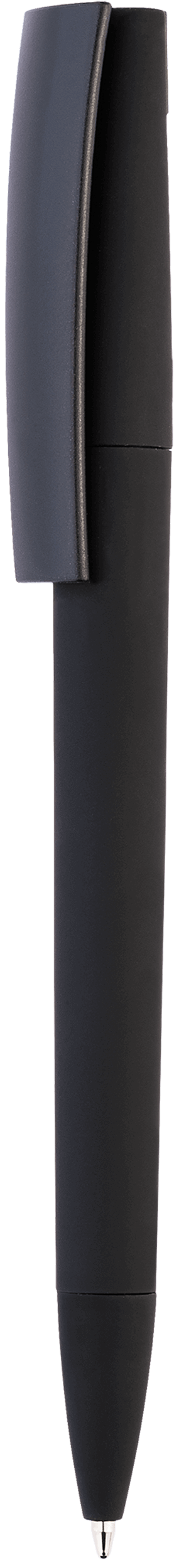 Ручка ZETA SOFT Черная полностью 1010.88