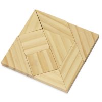 Деревянная головоломка в коробке Tangram
