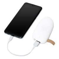 Универсальное зарядное устройство power bank в форме камня. 5200MAH. white
