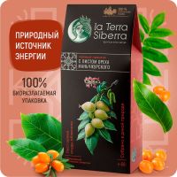 Чайный напиток со специями из серии "La Terra Siberra" с листом ореха маньчжурского 60 гр.