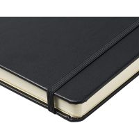 Записная книжка Nova формата A5 с переплетом, черный
