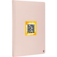 Блокнот в твердом переплете Karst формата A5, light pink