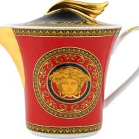 Чайник Versace Medusa, красный