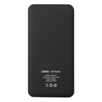 Универсальный аккумулятор OMG Flash 10 (10000 мАч) с подсветкой и soft touch,черный,13,7х6,87х1,55мм