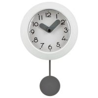 Настенные часы с маятником Pendulum, белый