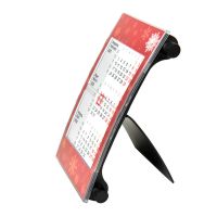 Календарь настольный на 2 года, размер 18,5*11 см, цвет- серый, пластик