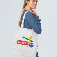 Холщовая сумка Suprematism, молочно-белая