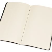 Записная книжка Moleskine Cahier (нелинованный, 3 шт.), Large (13х21см), черный