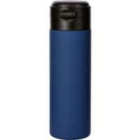 Вакуумная термокружка Waterline c кнопкой Guard, 400 мл, синий