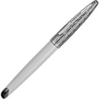 Ручка-роллер Waterman Carene, цвет: Contemporary white ST, стержень: Fblck