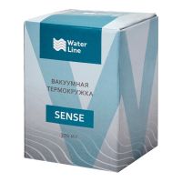 Вакуумная термокружка Sense, непротекаемая крышка, серебристый