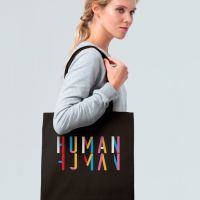 Холщовая сумка Human, черная