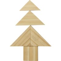 Деревянная головоломка в коробке Tangram