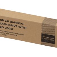 USB 2.0- флешка на 32 Гб c подсветкой логотипа Bamboo LED