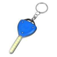 Брелок-фонарик COB Switch, синий