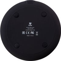 Беспроводное зарядное устройство с подсветкой логотипа Moon spot, 10 Вт, soft-touch