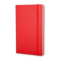 Записная книжка Moleskine Classic (в клетку) в твердой обложке, Large (13х21см), красный