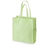 Сумка-шоппер Wheat из переработанного пластика 80gsm, 30.5*33*12.5cm, зеленый