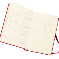 Ежедневник Moleskine Classic (2022), Pocket (9х14), красный, твердая обложка