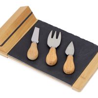 Набор для сыра из сланцевой доски и ножей Bamboo collection Taleggio