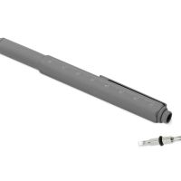 Ручка шариковая металлическая Tool, серый. Встроенный уровень, мини отвертка, стилус