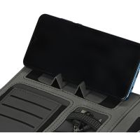 Органайзер с беспроводной зарядкой 5000 mAh Powernote, серый
