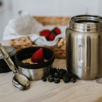 Термос для еды, вакуумный, бытовой, тм bobber. Объем 0.7 литра. Артикул Jerrycan-700 Matte