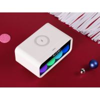 Часы с беспроводным зарядным устройством Rombica Timebox 1, белый