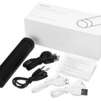 Портативное зарядное устройство Мьюзик, 5200 mAh, черный