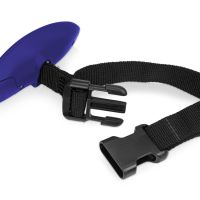 Багажные весы с покрытием soft touch Gravity, синий
