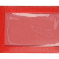 Чехол для пропуска Weekend из ПВХ, красный