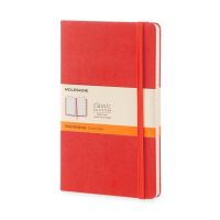 Записная книжка Moleskine Classic (в линейку) в твердой обложке, Large (13х21см), красный