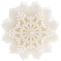 Свеча Snowflame 1, белая, 8 см