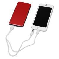 Портативное зарядное устройство Shell Pro, 10000 mAh, красный