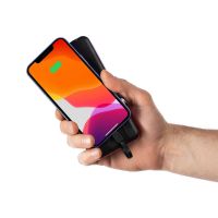 Аккумулятор с беспроводной зарядкой Holiday Maker Wireless, 10000 мАч, красный