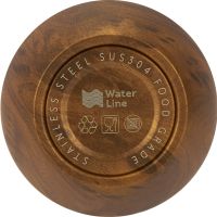 Вакуумная термокружка Britewood S1, непротекаемая крышка, крафтовый тубус