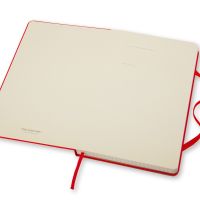 Записная книжка Moleskine Classic (в клетку) в твердой обложке, Large (13х21см), красный