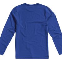 Ponoka мужская футболка из органического хлопка, длинный рукав, синий
