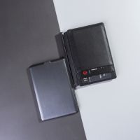 Портмоне с зарядным устройством INE, 3000 mAh, черный