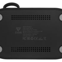 Складная зарядная станция с беспроводной зарядкой Flashport, 15 Вт, черный