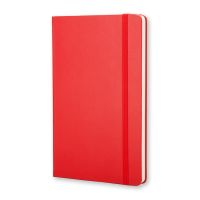 Записная книжка Moleskine Classic (нелинованный) в твердой обложке, Large (13х21см), красный