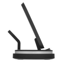 Складная зарядная станция с беспроводной зарядкой Flashport, 15 Вт, черный