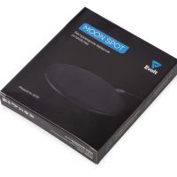 Беспроводное зарядное устройство с подсветкой логотипа Moon spot, 10 Вт, soft-touch